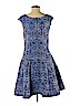 Betsey Johnson 100% Polyester Blue Cocktail Dress Size 8 - photo 2