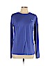 Nike 100% Polyester Blue Active T-Shirt Size L - photo 1