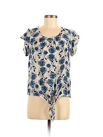 Lily White Short Sleeve Blouse (view 1)