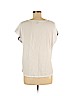 Aerie 100% Polyester White Short Sleeve Blouse Size M - photo 2