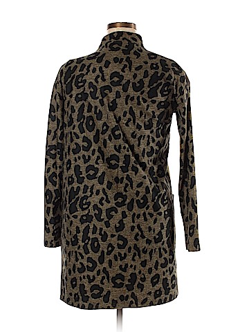 Ticked Teal Cardigan (view 2)