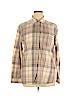 North Crest Tan Long Sleeve Button-Down Shirt Size XL - photo 1