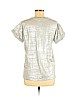 Forever 21 Silver Short Sleeve Top Size M - photo 2