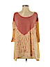 Free People Orange 3/4 Sleeve Top Size S (petite) - photo 1