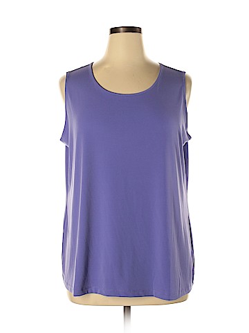 Susan Graver Sleeveless T-Shirt (view 1)
