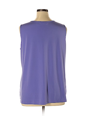 Susan Graver Sleeveless T-Shirt (view 2)