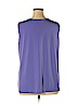 Susan Graver Purple Sleeveless T-Shirt Size 1X - photo 2