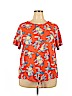 Old Navy 100% Cotton Orange Short Sleeve Top Size XXL - photo 1