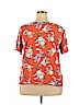 Old Navy 100% Cotton Orange Short Sleeve Top Size XXL - photo 2