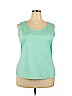 JM Collection Teal Sleeveless Top Size 2X - photo 1