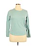 Merona Green Long Sleeve T-Shirt Size XL - photo 1