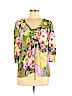 Leifsdottir Green 3/4 Sleeve Blouse Size 8 - photo 1