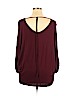 Elle Purple Long Sleeve Top Size XL - photo 2