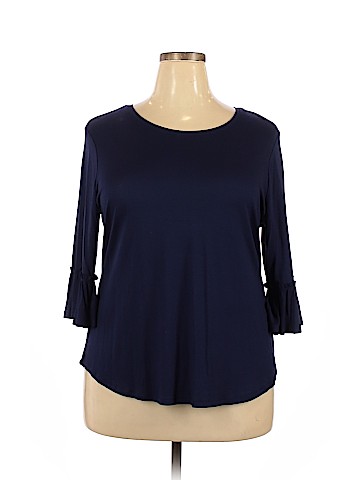 Apt. 9 3/4 Sleeve Top (view 1)
