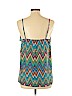 Dina Be 100% Polyester Blue Sleeveless Blouse Size L - photo 2