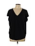 Chaps Black Short Sleeve Top Size XL - photo 1