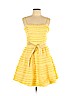 Betsey Johnson 100% Nylon Yellow Cocktail Dress Size 10 - photo 1