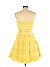 Betsey Johnson 100% Nylon Yellow Cocktail Dress Size 10 - photo 2