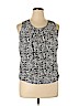 Cj Banks 100% Rayon Black Sleeveless Blouse Size 1X - photo 1