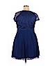 Little Mistress 100% Polyester Blue Casual Dress Size 20 - photo 2