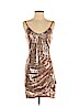 Lulu's 100% Polyester Tan Cocktail Dress Size S - photo 1