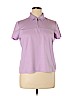 IZOD 100% Polyester Purple Short Sleeve Polo Size XL - photo 1