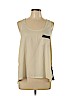 Patterson J. Kincaid 100% Polyester Ivory Sleeveless Blouse Size L - photo 1