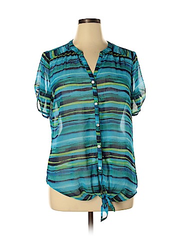 DressBarn Short Sleeve Blouse (view 1)