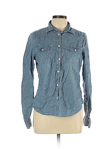 American Eagle Outfitters Long Sleeve Button-Down Shirt (view 1)