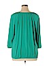 Elementz Teal 3/4 Sleeve Top Size XL - photo 2