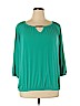 Elementz Teal 3/4 Sleeve Top Size XL - photo 1