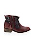 Coolway 100% Leather Burgundy Ankle Boots Size EU 38 - photo 1