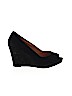City Classified Black Wedges Size 8 - photo 1