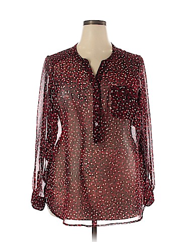 Liz Claiborne Long Sleeve Blouse (view 1)