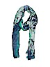 Apt. 9 100% Polyester Print Teal Scarf One size - photo 1