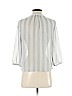 Ann Taylor LOFT Outlet 100% Polyester White 3/4 Sleeve Blouse Size XS (petite) - photo 2