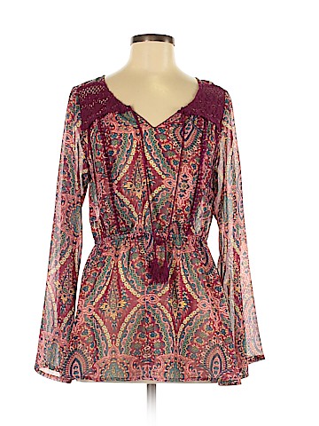 Love, Fire Long Sleeve Blouse (view 1)