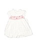First Impressions 100% Cotton Solid White Dress Size 6-9 mo - photo 1