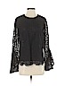 Mossimo Black Long Sleeve Blouse Size S - photo 1