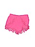 Guess Kids 100% Cotton Solid Pink Shorts Size 7 - 8 - photo 1