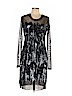 BCBGMAXAZRIA Black Cocktail Dress Size L - photo 1