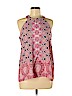 Monteau 100% Polyester Pink Sleeveless Blouse Size M - photo 1