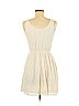 Mossimo 100% Polyester Ivory Casual Dress Size M - photo 2