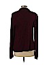 Eileen Fisher Burgundy Silk Cardigan Size L - photo 2