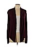 Eileen Fisher Burgundy Silk Cardigan Size L - photo 1