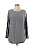 Eileen Fisher 100% Merino Wool Gray Wool Pullover Sweater Size M - photo 1