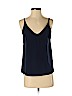 Paper Crane 100% Polyester Blue Sleeveless Blouse Size S - photo 1