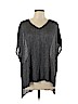 Eileen Fisher Gray Short Sleeve Top Size M - photo 1