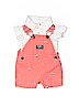 OshKosh B'gosh 100% Cotton White Short Sleeve Onesie 0-3 MO / 3 MO - photo 1