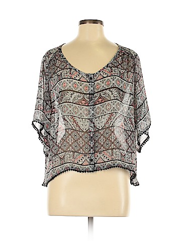 Mudd Short Sleeve Blouse (view 1)